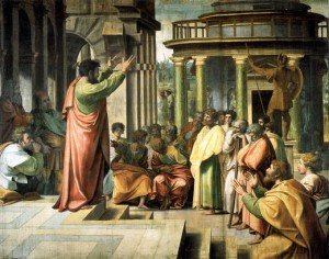 Gospel preached by Paul at Athen